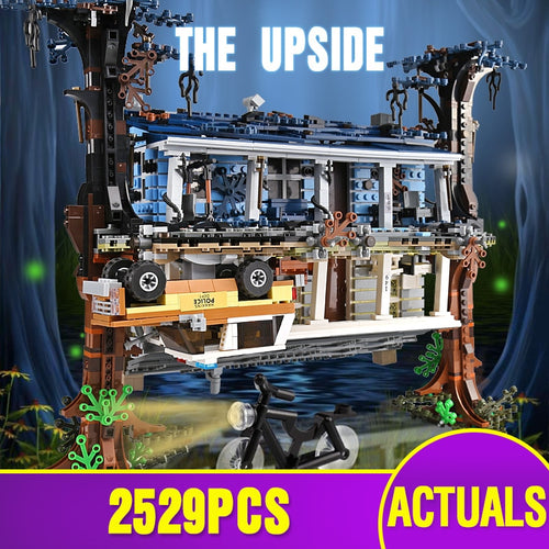 25010 Creative Toys Compatible With Legoing 75810 The Upside Down Building Blocks Bricks Kids Christmas Gifts Assembly Toys Kits