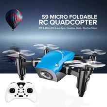 S9HW Mini Drone With Camera S9 No Camera RC Quadcopter Foldable Drones Altitude Hold RC Quadcopter WiFi FPV Pocket Dron VS CX10W