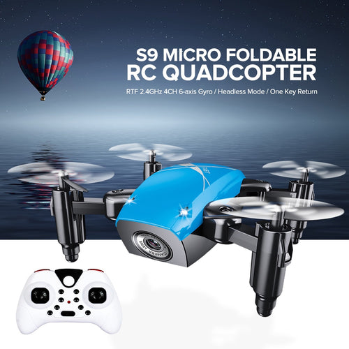 S9HW Mini Drone With Camera S9 No Camera RC Quadcopter Foldable Drones Altitude Hold RC Quadcopter WiFi FPV Pocket Dron VS CX10W