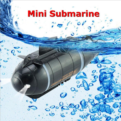 Mini RC Submarine Speed Boat Remote Control Drone Pigboat Simulation With LED Light RC Toy Gift Toy for Kids