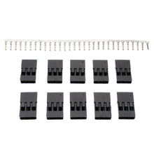 New 30pcs Male & Female Gold Plated Terminal with 10 Rudder Plug Buckle Connector For RC Car Model Servo Connector