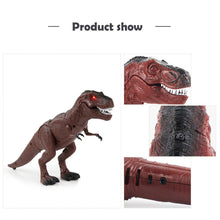 Walking Remote Control Tyrannosaurus Dinosaur Christmas Toy Light Sound Action Figure Infrared