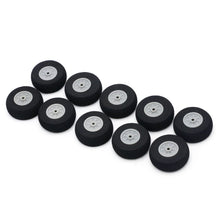 10pcs/lot High quality Airplane Wheels 30mm 40mm 55mm 65mm 75mm Airplane sponge wheels