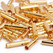10pcs Amass 2.0mm 3.0mm 3.5mm 4.0mm 5.5mm Gold Bullet Banana Connector 6.0mm 8.0mm plug for RC Battery 5pairs