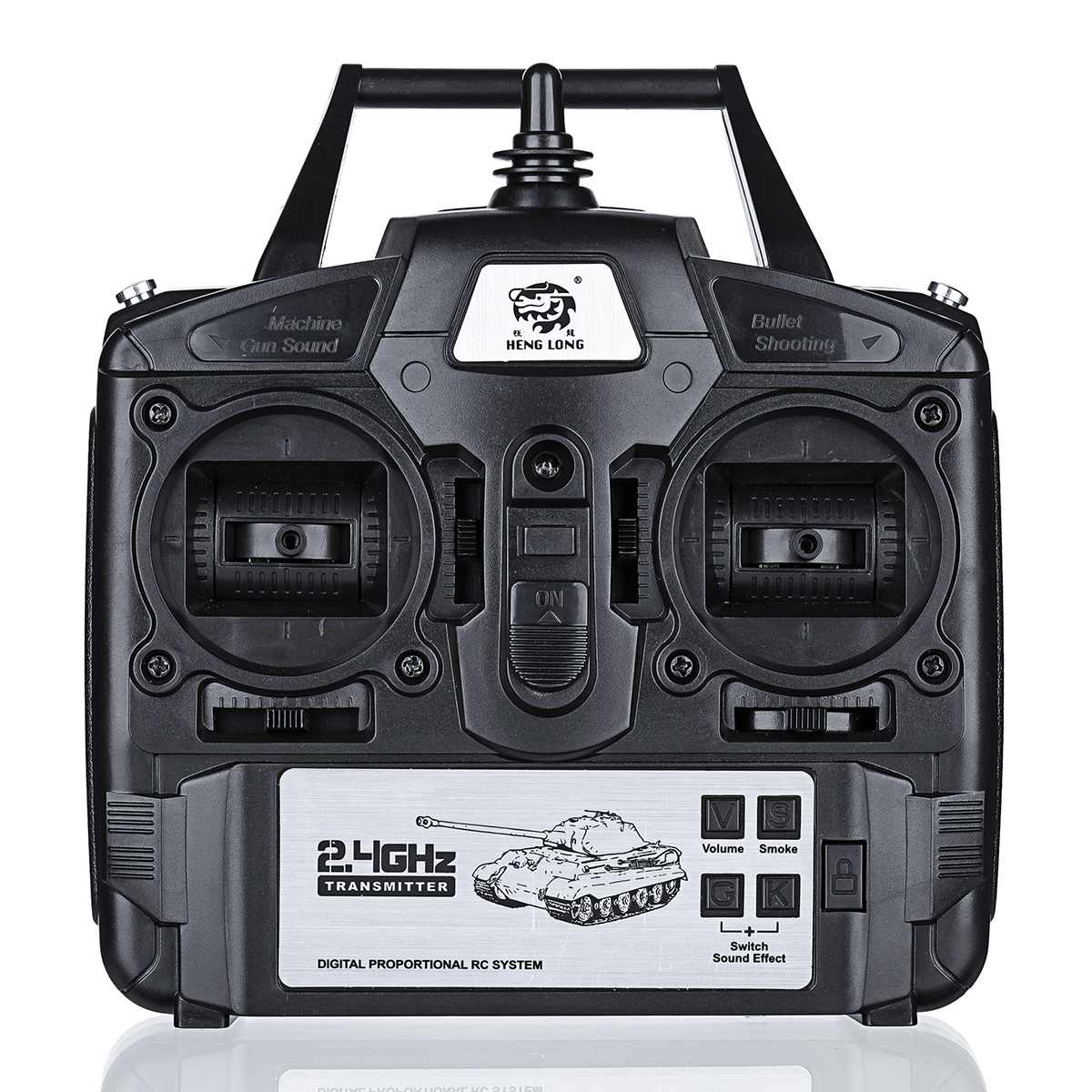 2.4GHz 5.3 Version Controller Transmitter Remote Control Neuheit Heng Long Panzer Upgrade Elektronik Set For Heng Long RC Tank
