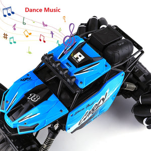 1/16 RC Car 2.4GHz 4WD New Technology Rc Car Off-road Music Remote Control Car Stunt Drift Climbing Car Toys for Children Gifts