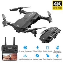 Drone 4K RC Quadcopter With Camera Foldable FPV Wifi Wide Angle High Hold RC Helicopter Selfie Drone Kid's Toys