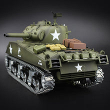 1:16 American M4A3 Sherman Simulated Tank 2.4G Remote Control Model Military Tank Sound Smoke Shooting Effect Metal Ultimate