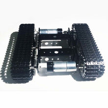 Mini T100 Aluminum Crawler Tank Car Chassis Intelligent Robot Car Maximum Load 5kg + PS2 Control Kit Optional DIY RC Toy Car