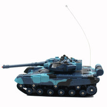 VS 2PCS Rc Battle Tank Fight Crawler Chariot Train Simulation Interest Outdoor 180 Cannon Rotation Sweep Collection Multicolor