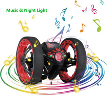New RC Car Bounce Car Remote Control Toys RC Robot 80cm High Jumping Car Radio Controlled Cars Machine LED Night Toys Kids Gifts