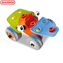 BAISIQI 3 in 1 Intelligent Assembly tool set car robot model Creative science DIY toy Screw block kit BAISIQI