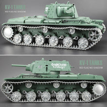 1:16 Soviet KV - 1 'S Heavy Tank 2.4G Remote Control Model Military Tank With Sound Smoke Shooting Effect 3 Edition