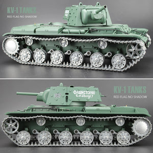 1:16 Soviet KV - 1 'S Heavy Tank 2.4G Remote Control Model Military Tank With Sound Smoke Shooting Effect 3 Edition