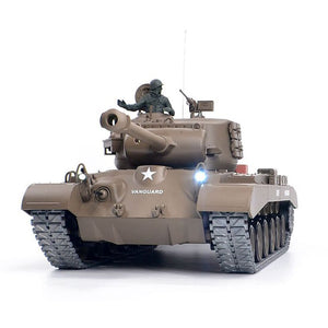 1:16 American Pershing M26 Heavy Tank 2.4G Remote Control Model Military Tank With Sound Smoke Shooting Effect Basic/Upgraded