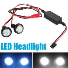 2Pcs/set 3V-12V LED 2W Front Light Headlight Spotlight Blue White Front Lights For 1:10 RC Car Accessories