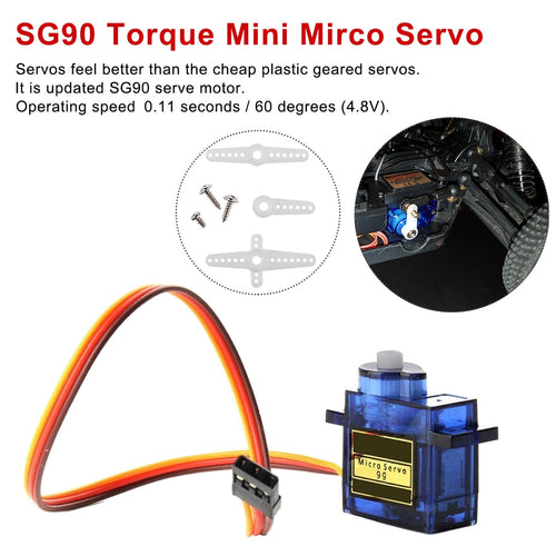 10pcs 9G Micro Mini Servos Horns better than Servo SG90 for RC 250 450 Helicoper Airplane Car ship Boat Robot All Categories