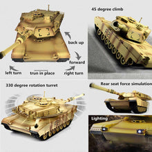 RC Tank M1A2 Abrams USA Israel Tactical Vehicle Main Battle Military Main Battle Tank Model Sound Electronic Toys Remote Control