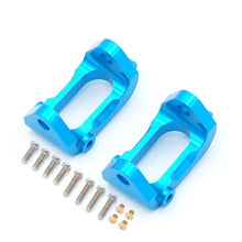 Aluminum Front Rear Steering Hub Base C Carrier Knuckle Upgrade Kit for Wltoys A959 A949 A969 A979 K929 1/18 RC Car