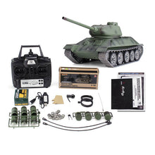 Henglong 3909 T34 RC Tank 2.4G 1:16 Metal 2.4G Car Vehicle Models 6.0 Version Remote Control Toys C Tank