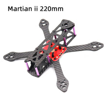 TCMMRC FPV Frame Kit Martian II Wheelbase 220mm 4mm Arm Carbon Fiber for Racing Drone Quadcopter