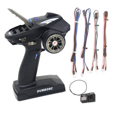 DumboRC X6 X4 X6P 2.4G 6CH Transmitter w/ X6FG Gyro X6F Receiver LED Light Set for 1/10 1/8 Crawler Axial SCX10 D90 RC Car Boat