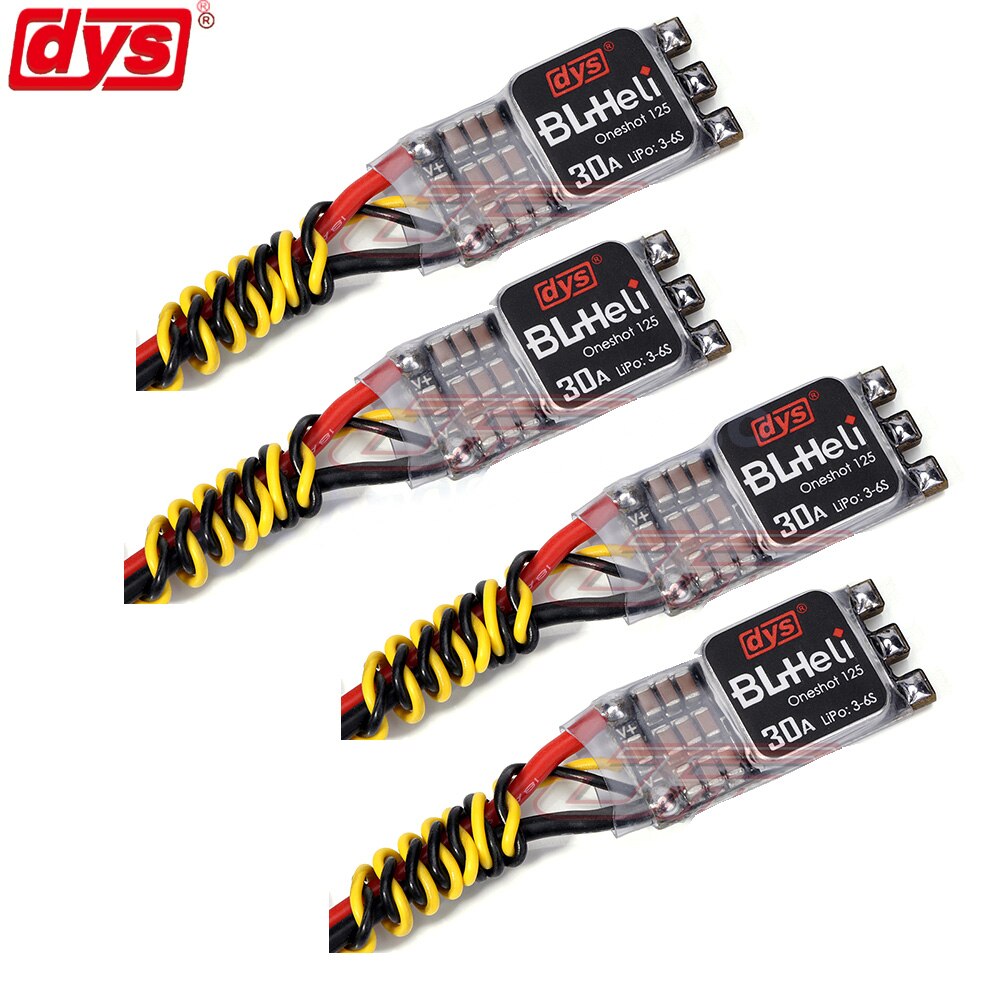 4pcs/lot Original DYS NEW Version XM30A XMS30A BLHeli mini 30A V2 ESC For High KV Power Electronic Speed Controller