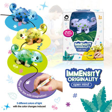 HobbyLane Kids Magic USB Charging Inductive Chameleon Modeling Light Music Toy with Mark Pen