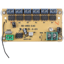 HUINA Excavator Remote Control Toy Cars 16CH 2.4G Radio Sytem Controlling Parts DC 6-15V Transmitter+Receiver Board 5A Large Pow