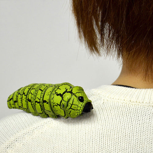 Novelty Funny Gadgets Infrared Pholoe Remote Control Bionic Worm Plastic Bromas Toys Magic Bug For Children Fun Toys