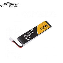 Ace Tattu Lipo Battery 7.4v 7.6v 450mAh 1s 2s 3s 4s 75C 95C with XT30 Plug Long size RC Batteries for 120 Size FPV Drone Frame
