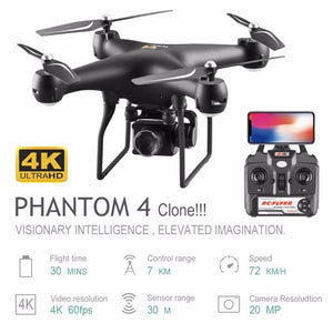 Professional Drone with 4K Rotating ESC Camera HD WiFi FPV Altitude Hold Wide Angle RC Quadcopter Helicopter S32T Toy VS XY4 E58