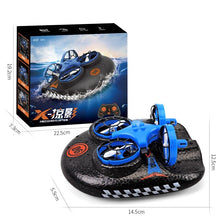 Multifunction Water Land Air 3 To 1 Electric Remote Control RC Hovercraft 2.4G High Speed Land/Water Driving Sky Fly RC Boat Toy