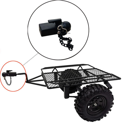 Remote control car accessories Metal Hitch Trailer Hook for SCX10 90046 TRX4 1/10 RC Crawler Car Z822