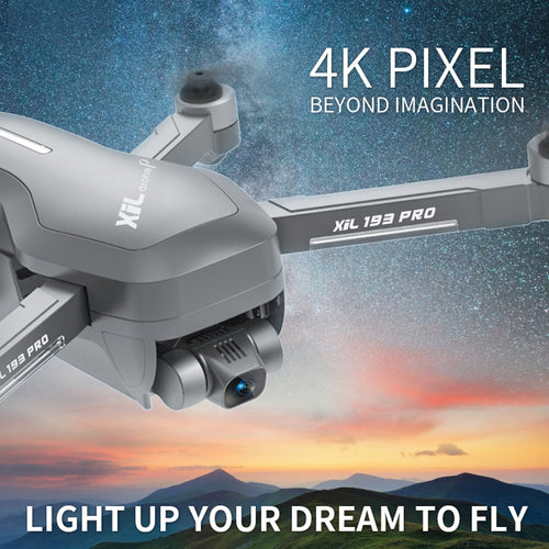 SHAREFUNBAY XIL193 drone pro true HD 4k drone gps 5g WiFi two axis gimbal camera drone flight 25 minutes quadcopter VS sg906 pro