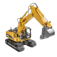 RCtown HuiNa Toys 1550 15Channel 2.4G 1/14 RC Car 680 Degree Rotation Metal Excavator Cool Sound/Light Effect Truck