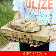 1:24 M1A2 Tank Toy Children Remote Control Car Model 2.4GHz Kids Early Eductional Parent-child Interactive Puzzle
