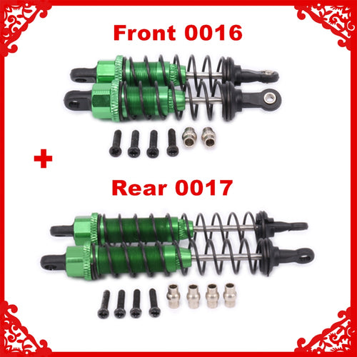 Aluminum oil filled Front&Rear Shock Absorber 0016 0017 For 1/12 WLtoy 12428 12423 RC Car Crawler Short Course Truck Upgrad Part