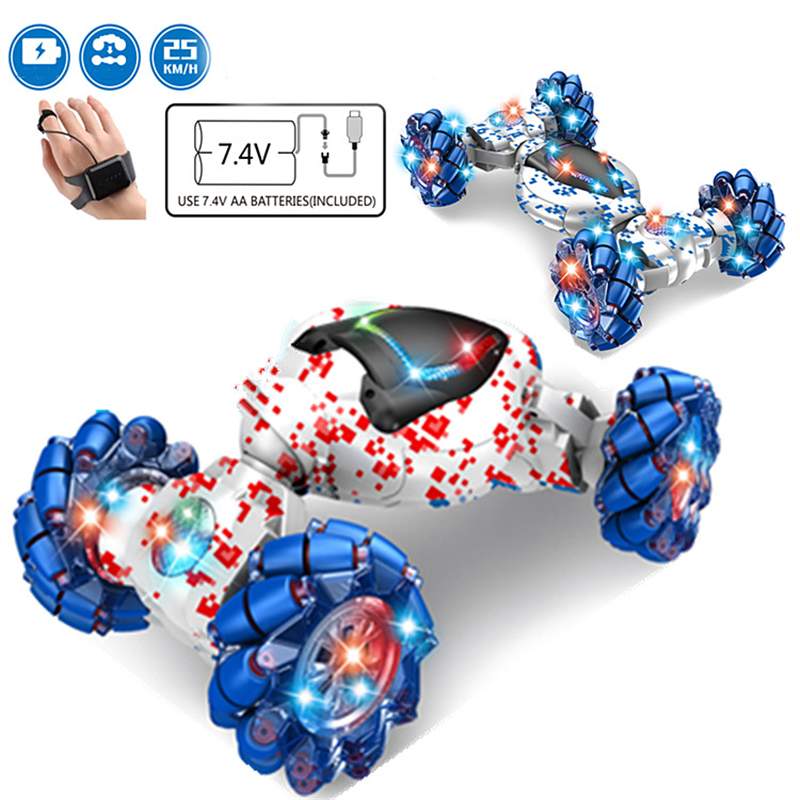 Stunt Gesture Remote Control twisted RC Car Off-Road Vehicle Drift Light Music Drift Dancing Double Side Driving Stunt Car gesto
