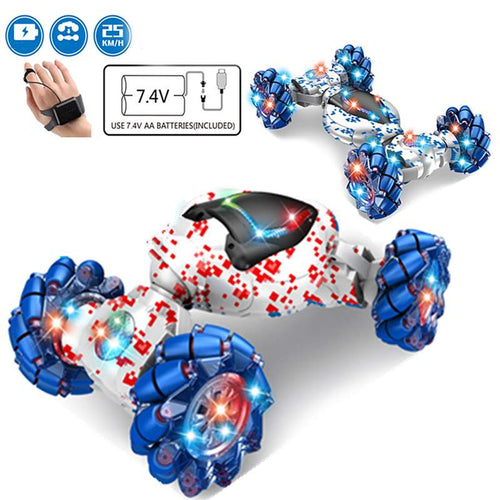 Stunt Gesture Remote Control twisted RC Car Off-Road Vehicle Drift Light Music Drift Dancing Double Side Driving Stunt Car gesto