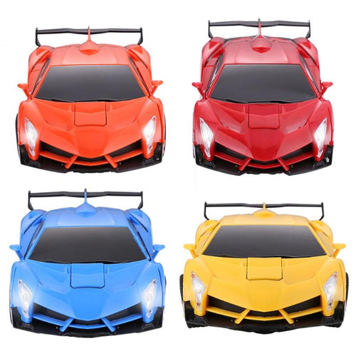 2.4G RC Electric Remote Control Robot Car Plastics and Electronic Components Transformation Battery Kids Gifts Toy