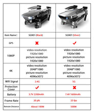 ZWN SG907 SG901 GPS Drone with Wifi FPV 1080P 4K HD Dual Camera Optical Flow RC Quadcopter Follow Me Mini Dron VS SG106 E520S