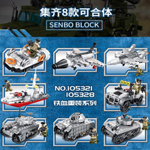 Toys For Children Iron Blood 8 In 1 Fighter Model Kit Compatible Legoing Assembled Educational Building Blocks Brick Kid New O37