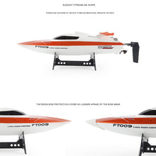 EU Plug FT009 2.4GHz 4 Channel Water Cooling High Speed Racing RC Boat Gift