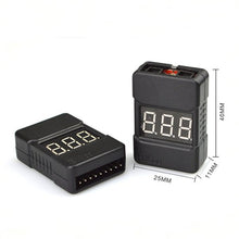 BX100 1S-8S Battery Voltage Meter Tester Lipo Battery Monitor Buzzer Alarm For RC Drone Helicopter
