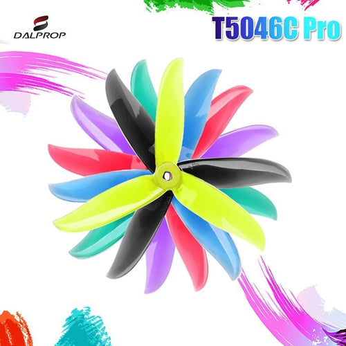 12Pair 24PCS Upgraded DALPROP CYCLONE T5046C PRO 5046 5x4.6x3 3-blade POPO Propeller CW CCW for RC Drone FPV Racing