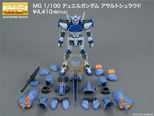 Japaness Bandai Original MG 1/100 Gundam Model Duel Gundam Armor Unchained Mobile Suit Kids Toys BANDAI