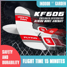 KF606 RC Airplane Flying Aircraft EPP Foam Glider Toy Airplane Rc 2.4Ghz 15 Minutes Fligt Time Foam Plane Toys For Kids Gifts