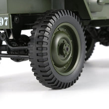 C606 1:10 RC Car 2.4G 4WD Convertible Remote Control Light Jeep Four-Wheel Drive Off-Road Military Climbing Car Toy Kid Gift