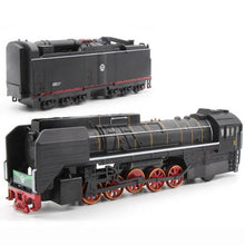 Steam Train Locomotive Alloy Model Toy Cars Pull Back Sound Light Model Toys for Children